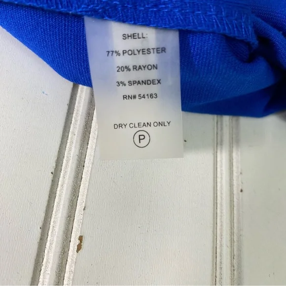 Calvin Klein Sheath‎ Dress Womens 8 Blue V neck - Picture 11 of 14